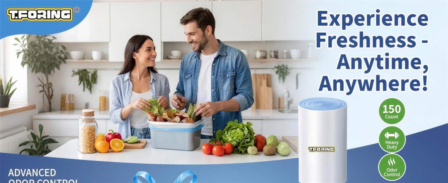 6 gallon bathroom trash bags drawstring clean garbage bags unscented plastic trash can liners