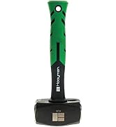 Hooyman Sledge and Club Hammer with Heavy Duty Construction, Ergonomic No-Slip H-Grip Handle, Fib...