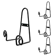 YY YEARCHY Plate Stand Holder for Wall Hanging Display Rack Art Hanger Metal Easel Photo Holder B...