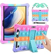 DETUOSI Silicone Case Compatible with Dragon Touch Notepad K10, 10 inch Universal Tablet Case, Mu...