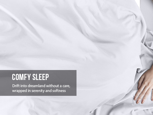 queen white sheet set