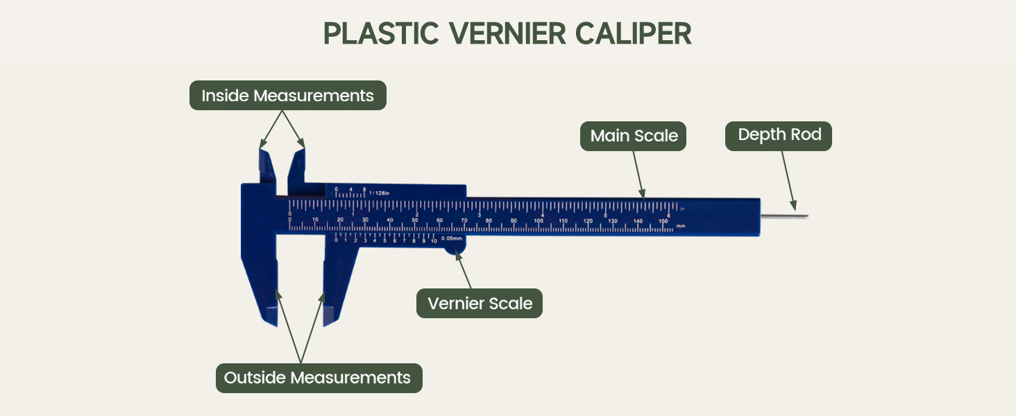 Plastic Vernier Caliper