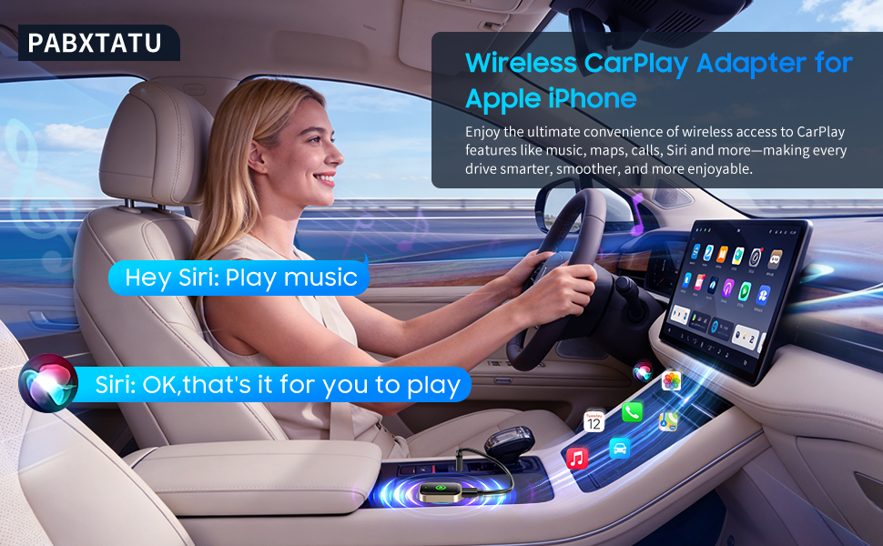 Wireless Carplay Adapter for Apple iPhone