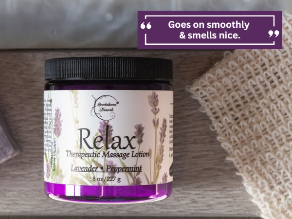 Relax massage lotion is perfect for massage therapy & home use.