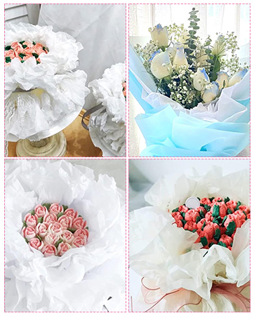 white paper packing