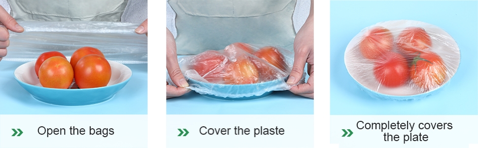 how to use FayLongSky plastic bowl covers