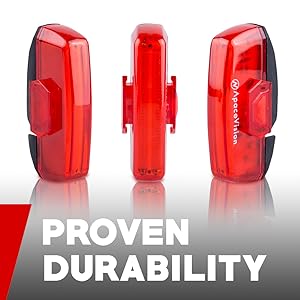 apace vision guard g3x pro100 usb rechargeable bike tail light rear bicycle light