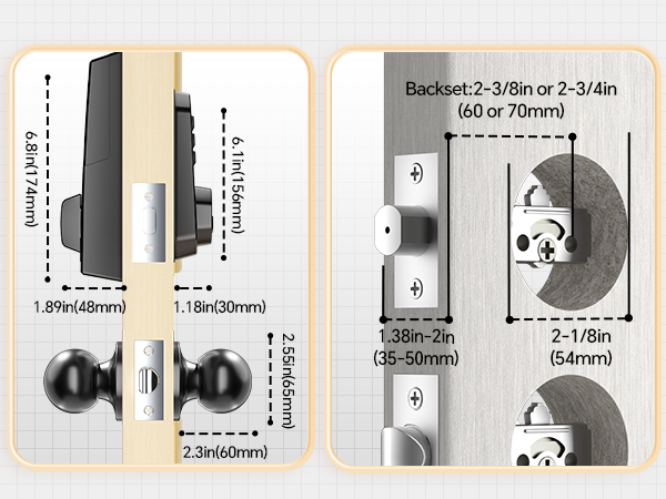 keyless entry door lock