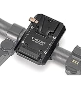 Tilta V-Mount Battery Plate for Ring Grip | Basic or Advanced Ring Grip Compatible with RS 2, Cab...