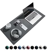 Reniteco Waterproof Large Gaming Mouse Pad with Durable Stitched Edges, Non-Slip Rubber Base, Smo...