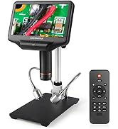 Andonstar AD407 3D HDMI Soldering Digital Microscope with 4MP UHD and 7 inch Adjustable LCD Scree...