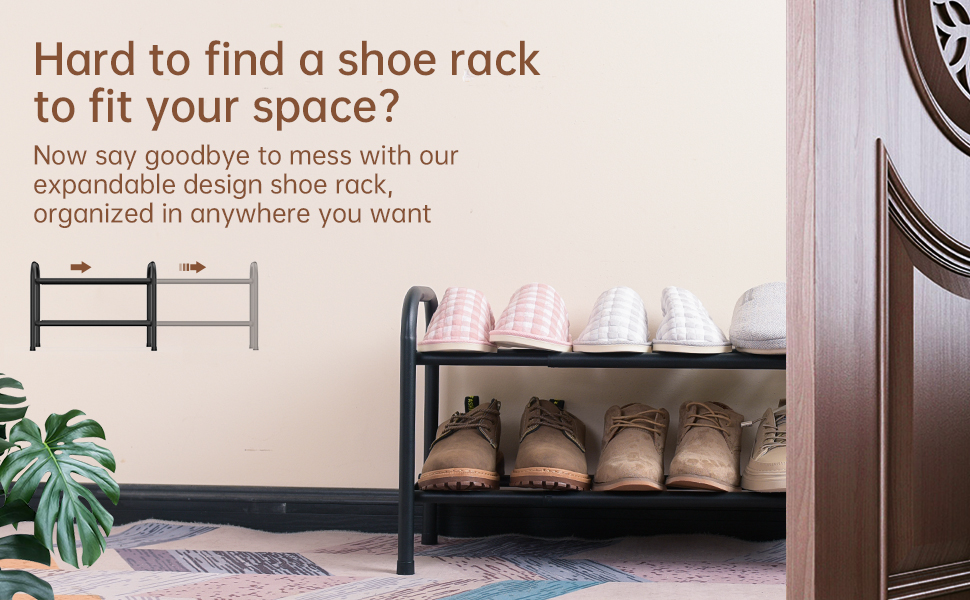 adjustable shoe rack