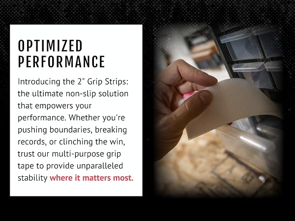 Introducing Grip Strip: The ultimate non-slip solution that enhances your performance.