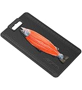 FLISSA Nonslip Fish Fillet Mat with Measuring Scale, Durable & Portable Fish Cleaning Mat for Eas...