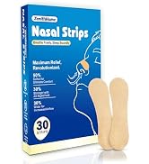 ZenithHome Nasal Strips 30 Count, Upgrade - Now Softer, Stays Stronger for Snoring Relief, Anti S...