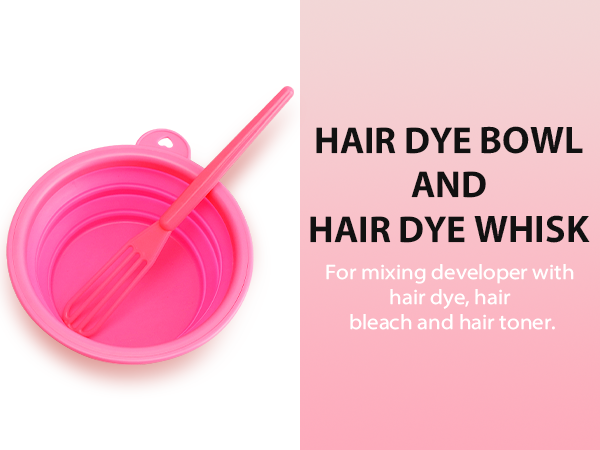 hair bleach dye kit set salon tools supplies essentials bowls comb brushes color women hairstylist