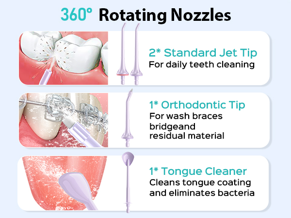 water dental flosser pick teeth cordlss portable Hilo dental con agua, recoge los dientes