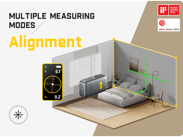 Fanttik A10 APEX 3-in-1 Digital Laser Tape Measure with HD Color Display