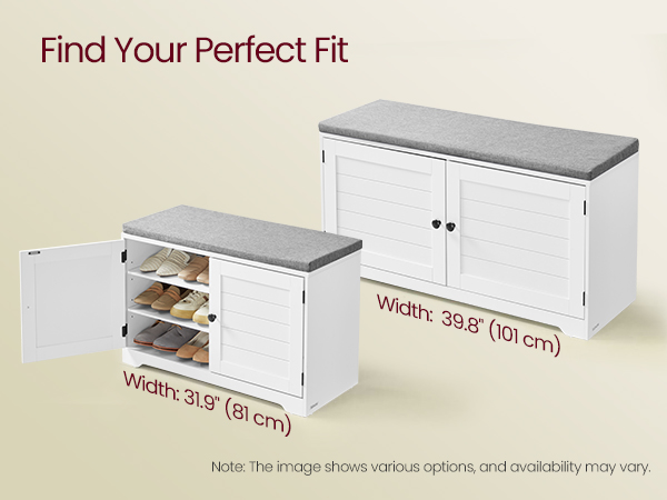 Shoe Storage Bench