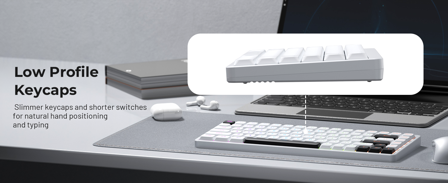 low profile keycaps
