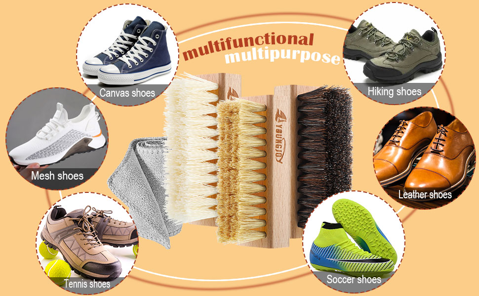 sneaker clean brush, sneaker cleansing brushes, dual sized shoe clean brush, sneaker cleaner