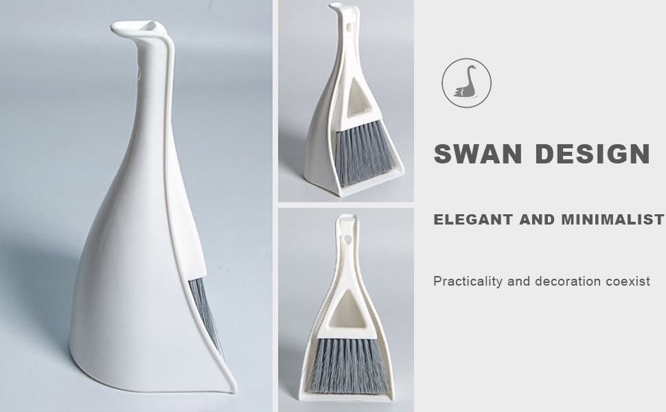 broom with dustpan combo set