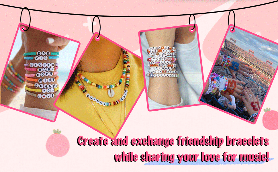 clay beads bracelet making kit