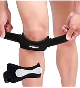 HiRui Knee Brace with Gel Pad Knee Patella Straps for Pain Relief, Patella Tendon Stabilizer Knee...