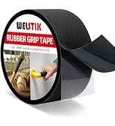 WELSTIK Rubber Grip Tape, Ultra Strong Waterproof Anti Slip Tape with Textured Adhesive for DIY T...