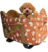 Cullaby Dog Center Console Car Seat – Small Dog Booster Seat, Portable Armrest Car Travel with An...