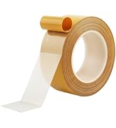 Kwtpsg Yellow Double Sided Fabric Tape Heavy Duty, Strong Adhesive Carpet & Craft Tape, No Residu...