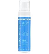 Elegant Sun COCONUT WATER Dark Self Tanner Mousse with Mitt | Hydrating Flawless Self Tanner for ...