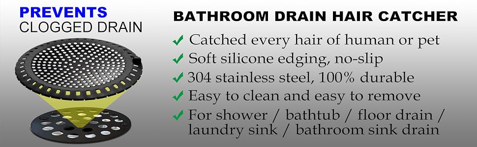 shower hair drain catcher