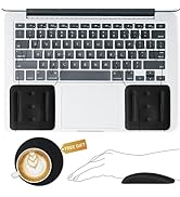 VAGAU Wrist Rests for Laptop, Laptop Wrist Support for Keyboard and Mouse, Ergonomic Memory Foam ...