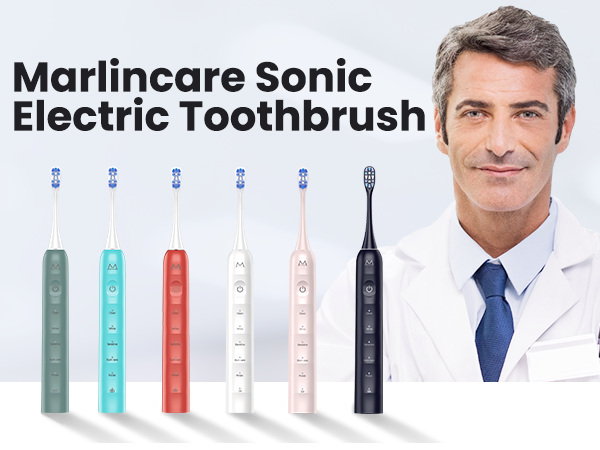 marlincare sonic electric toothbrush