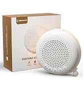 Glocusent 3-in-1 Portable Baby Sound Machine, White Noise Machine for Sleeping, Night Light & Pho...