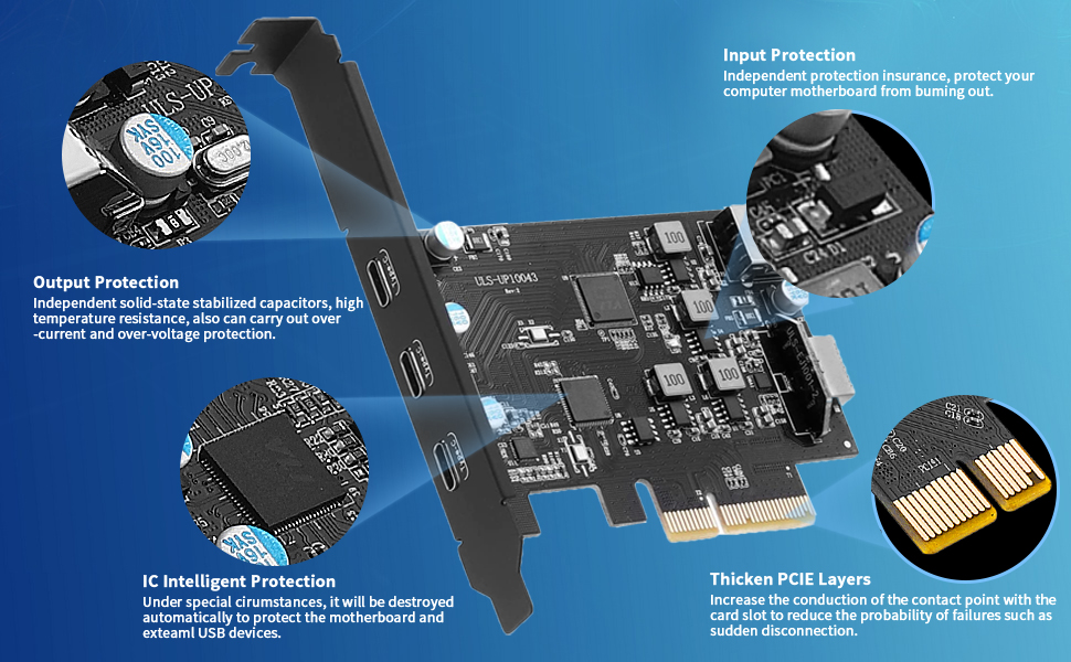SINEFINE STABLE AND SAFE PCIE CARD