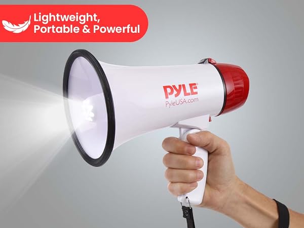 megaphone bullhorn speaker bull horn loud blow mini rechargeable mega phone tornado siren