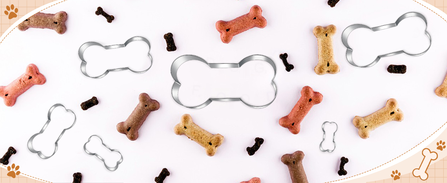 dog bone cookie cutters
