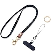 Maidsail Stretchy Neck Lanyard, Thin Keychain Lanyard for ID Badges, Keys, Phone, Teacher Lanyard...