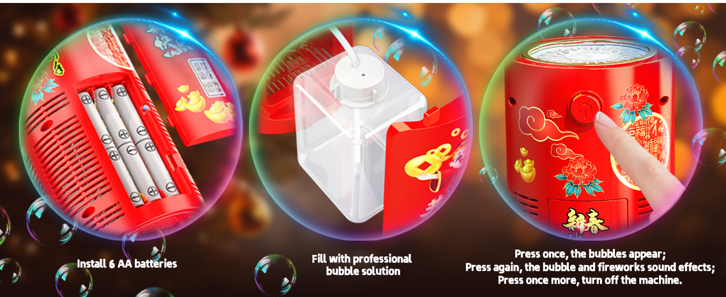 ivtivfu bubble machine