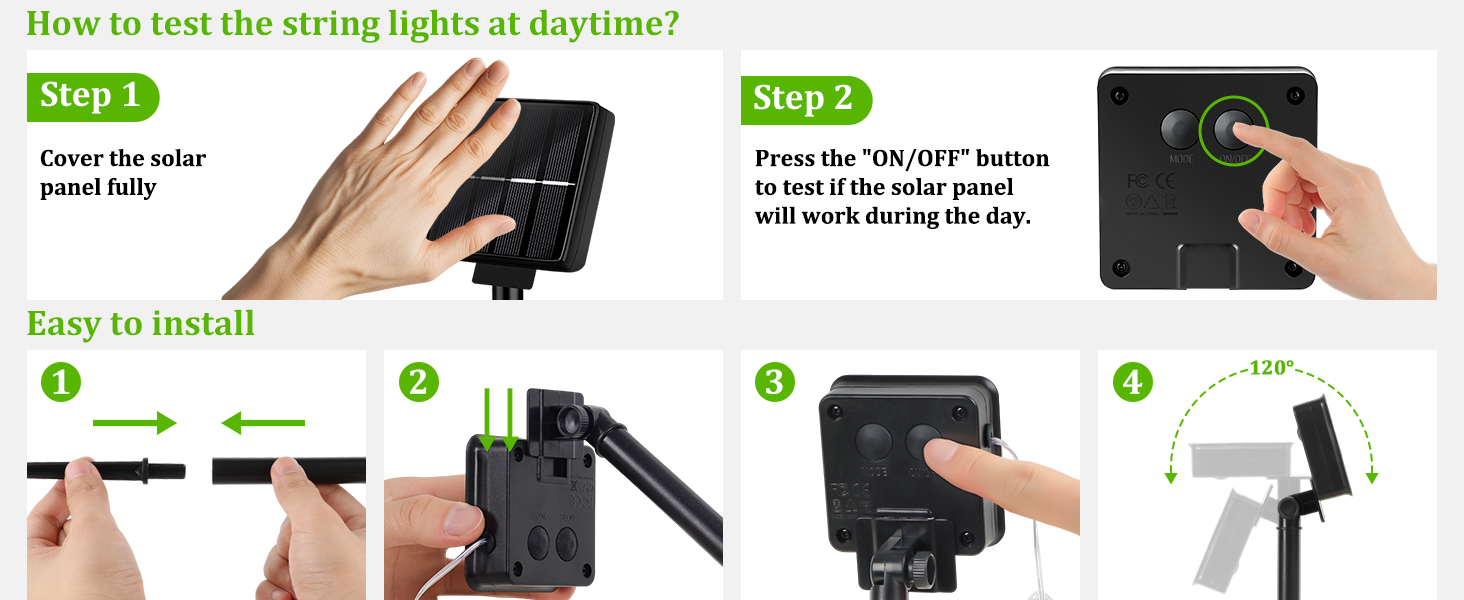 outdoor solar fairy lights