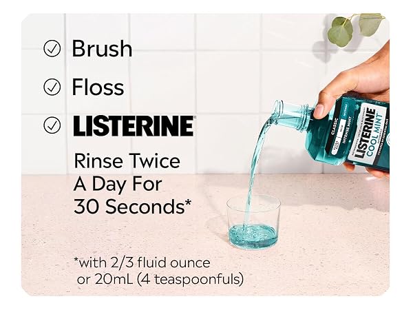 Brush, Floss, Listerine