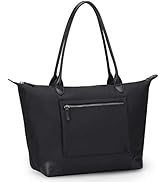 DORIS&JACKY Women Lightweight Tote Bag Designer Leather Work Shoulder Purse | Large Foldable Wate...