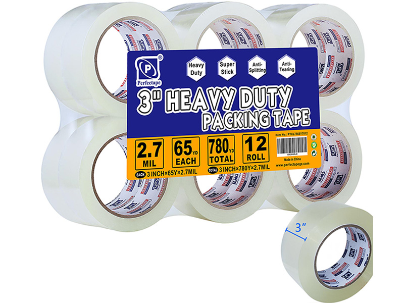 PERFECTAPE 3inch Heavy Duty Packing Tape 12 Rolls