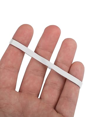 white size 64 rubber bands