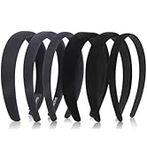 DiyJibb 6PCS Velvet Headbands for Women, Soft & Comfortable Non-Slip Hairbands, 3 Fixed Widths (0...
