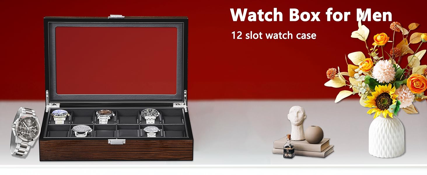 watch case watch box watch cases for men watch travel case mens jewelry box watch box for men
