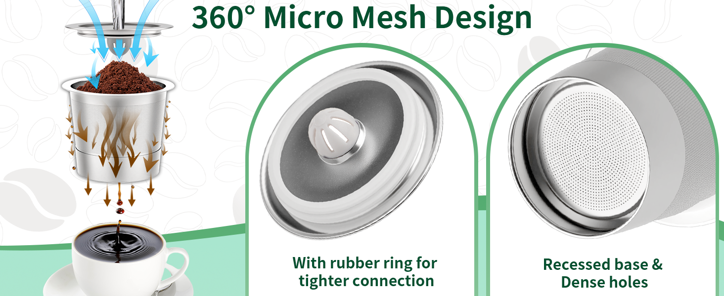 stainless steel keurig reusable k cup