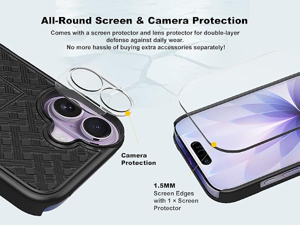 Ailiber Compatible for iPhone 17 Case Holster with Screen Protector